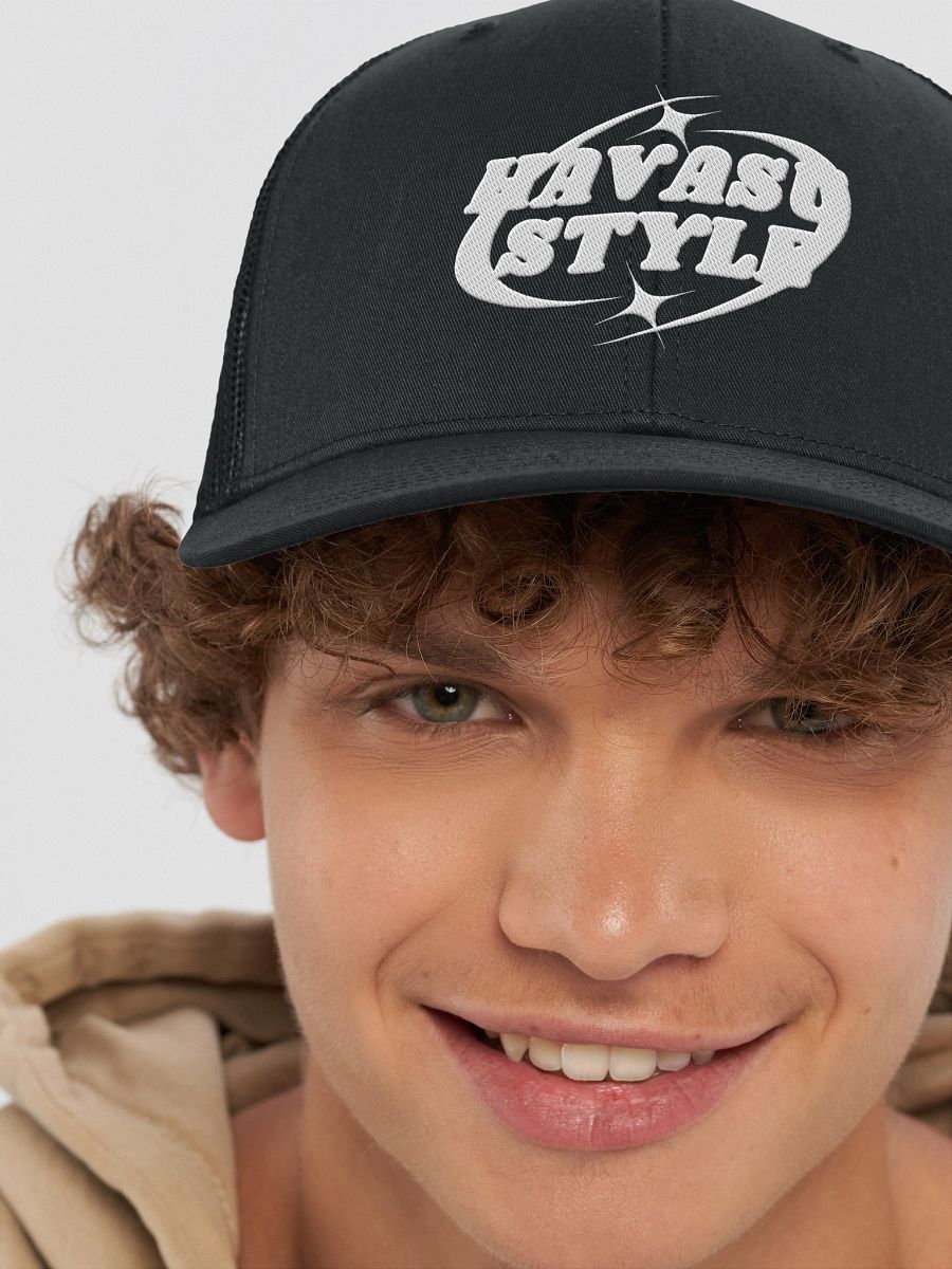 Starry Havasu Style White Snapback Trucker Hat product image (8)