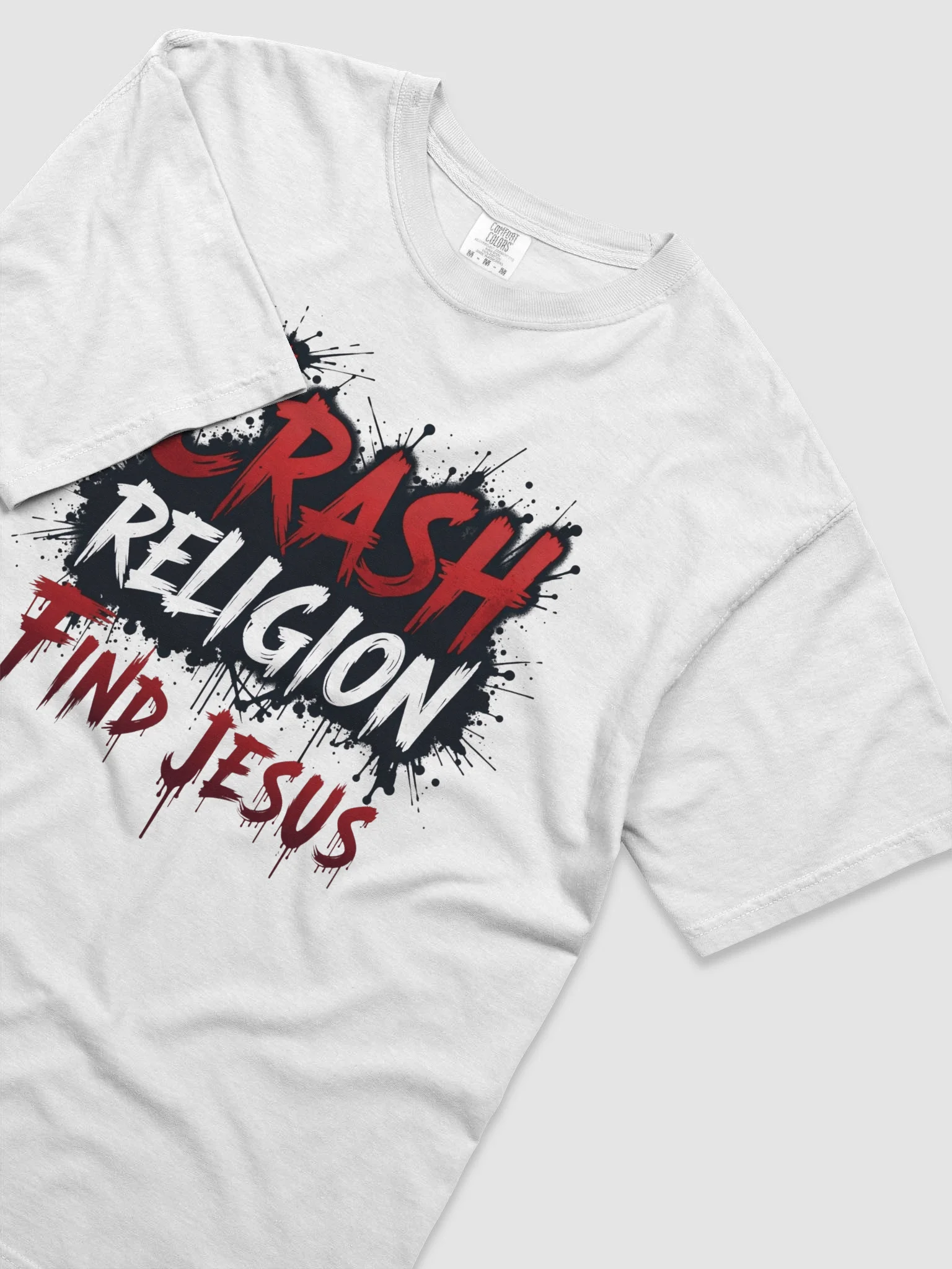 Crash Religion. Find Jesus. – Statement Tee product image (35)