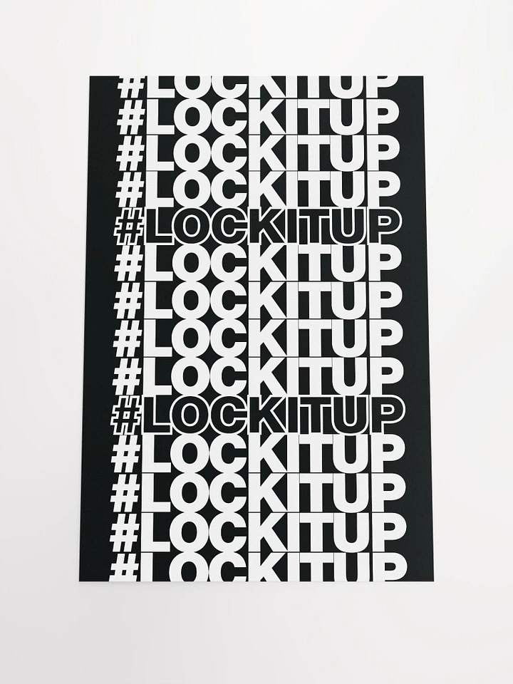 #LOCKITUP Repeater - Poster (Black) product image (1)