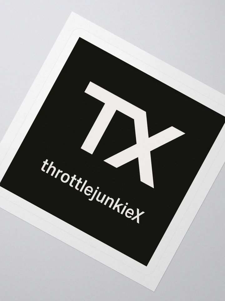 TX ThrottlejunkieX Kiss Cut Stickers product image (5)