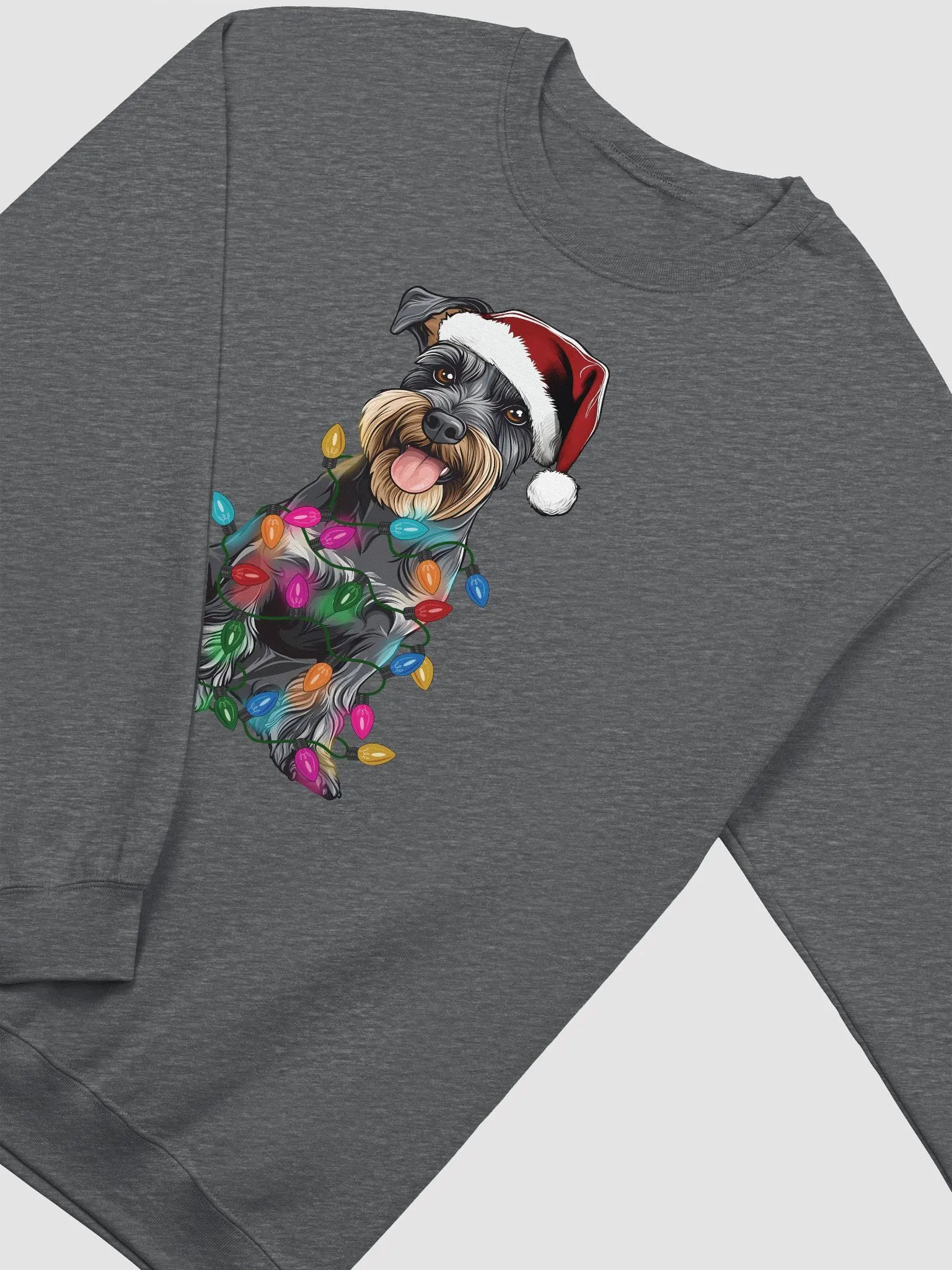 Funny Miniature Schnauzer(Salt & Pepper) Christmas Sweatshirt product image (4)