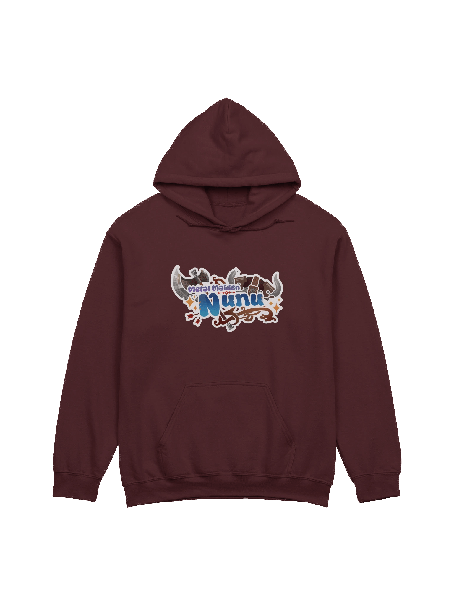 Nunu Minimalist Splash Art Logo Hoodie product image (1)