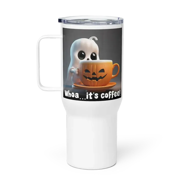 Spooky Coffee Ghost Travel Mug product image (1)