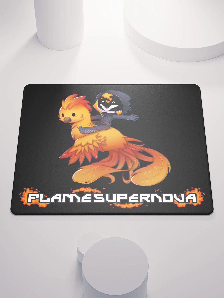 Phoenix Chibi Gaming Mousepad (Black) product image (1)