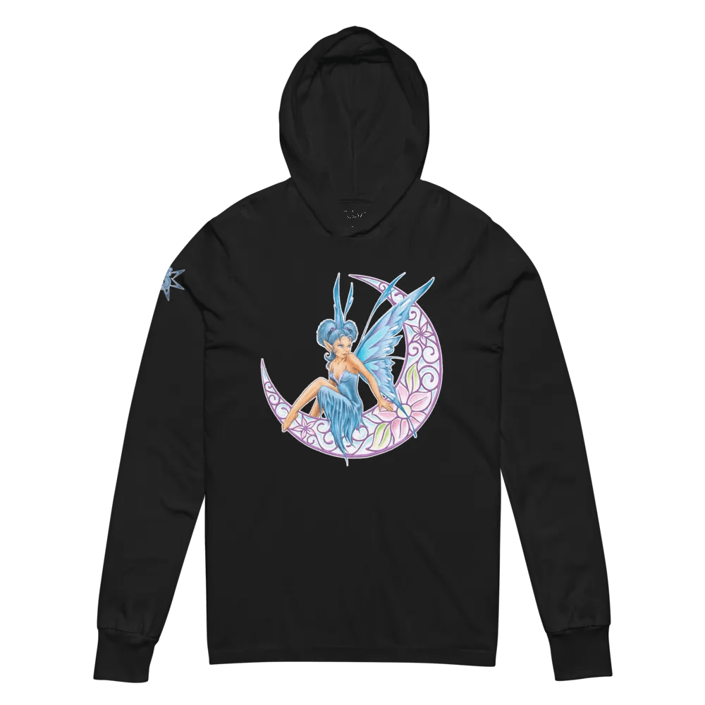 Moonflower Faery - SFA Long Sleeve Hoodie Tee product image (4)