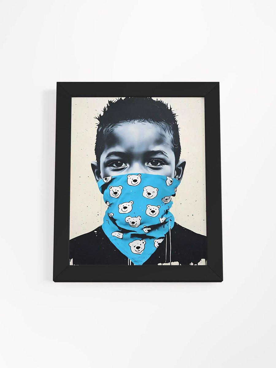 Bear Bandana Vibes Framed Poster product image (2)