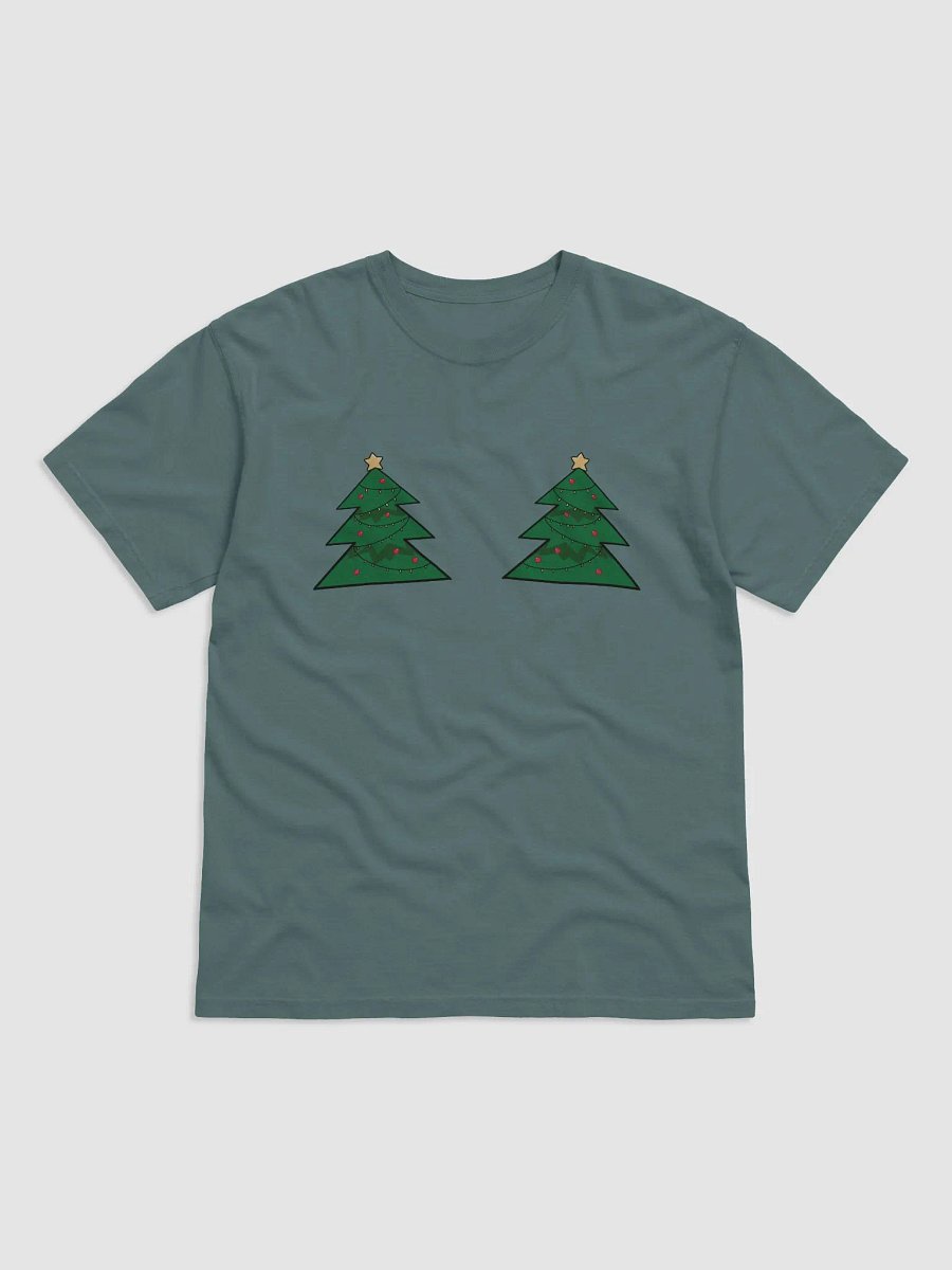 Xmas Tits for Big Tittys Unisex Garment Dyed Heavy Weight T-Shirt product image (2)