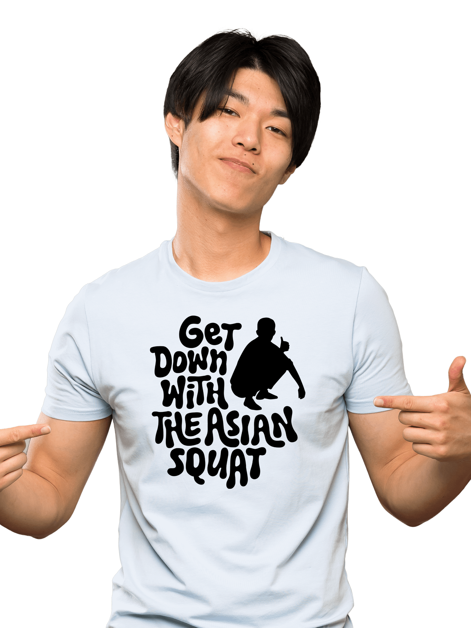 GET DOWN WITH THE ASIAN SQUAT (Male) T-Shirt product image (2)