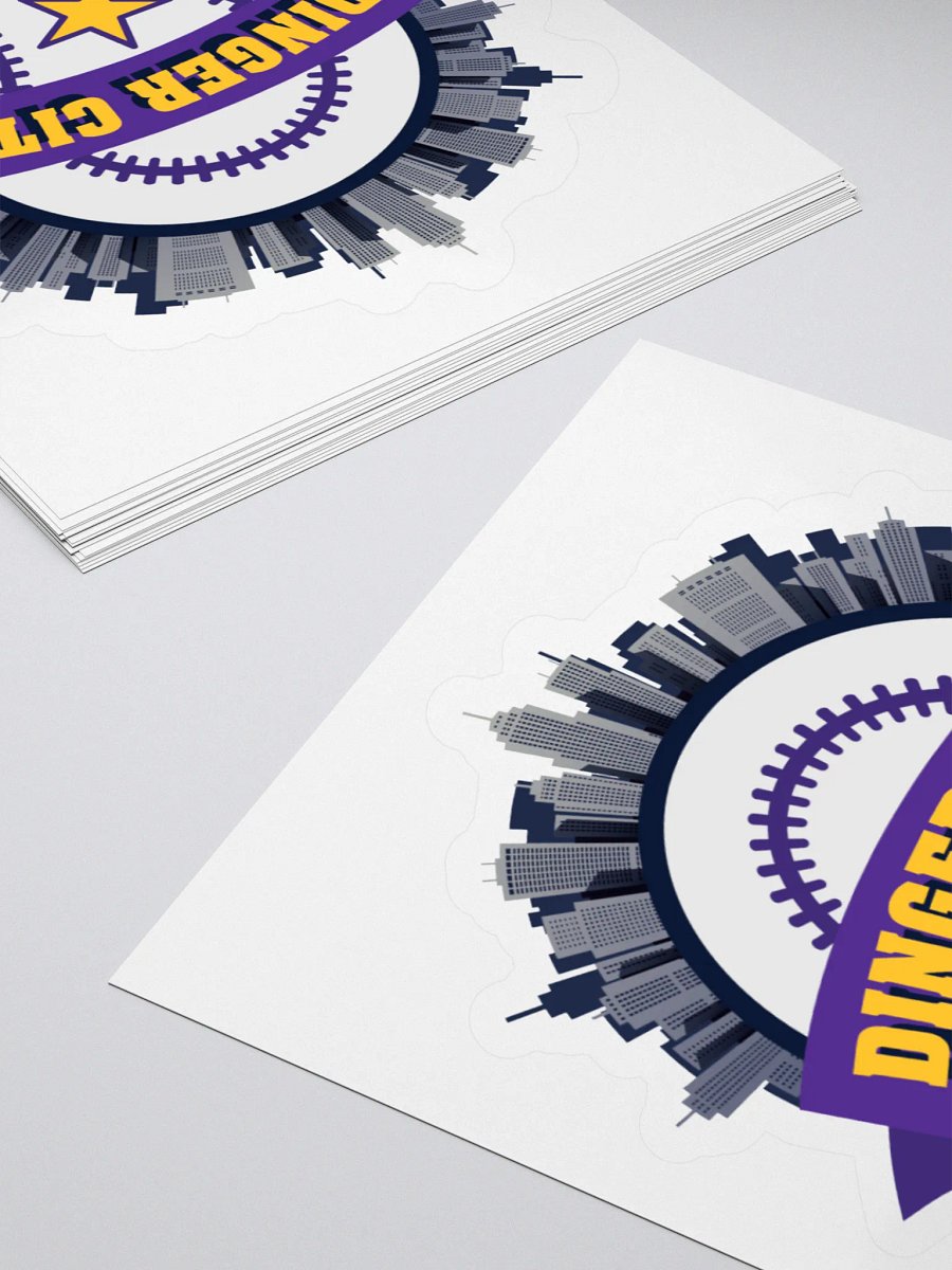 Dinger City Logo Sticker product image (10)