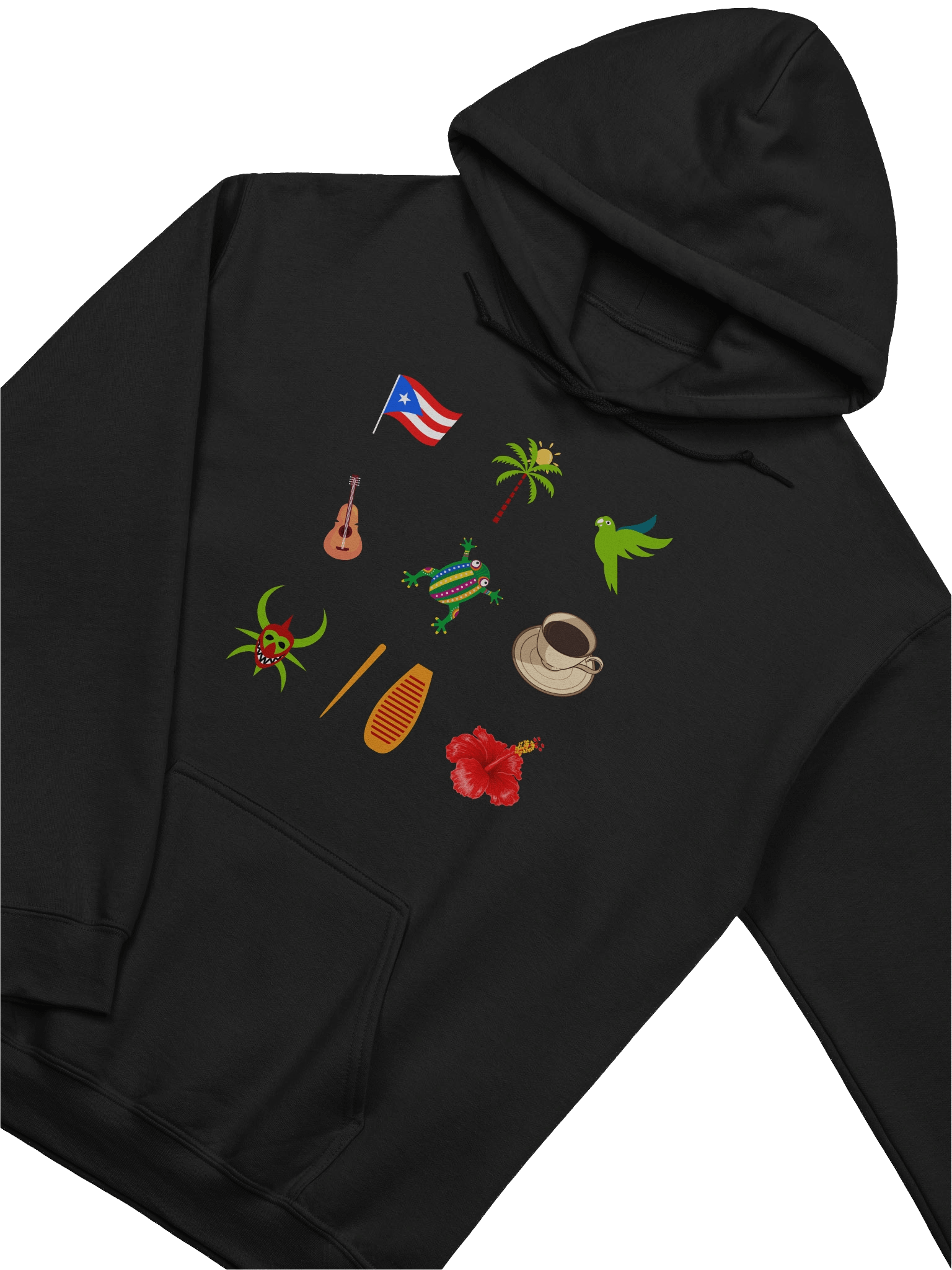 Símbolos de Puerto Rico Hoodie Unisex product image (4)