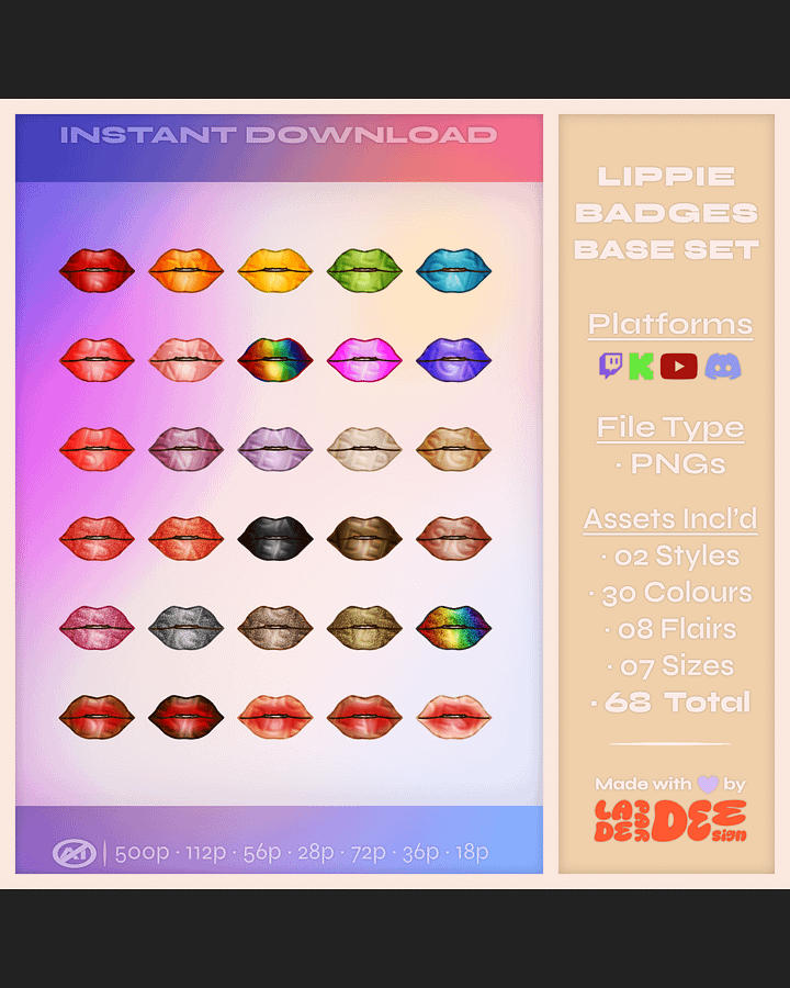 Lippie Badges [Base Set] product image (1)