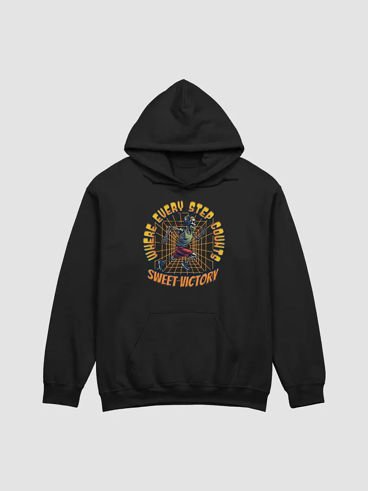 Where Every Step Counts Sweet Victory Runner Skeleton Hoodie product image (1)