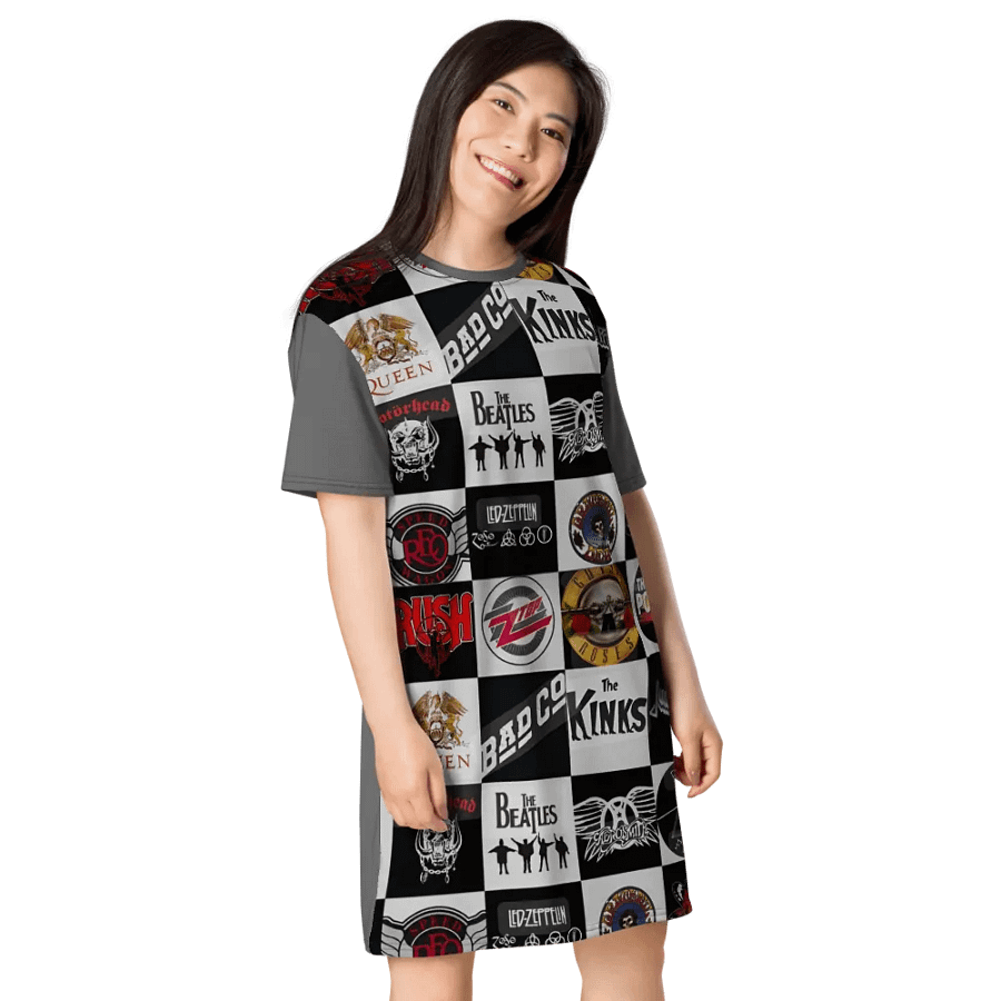 Music Lovers Collection : Rebel Rocker T-Shirt Dress product image (5)