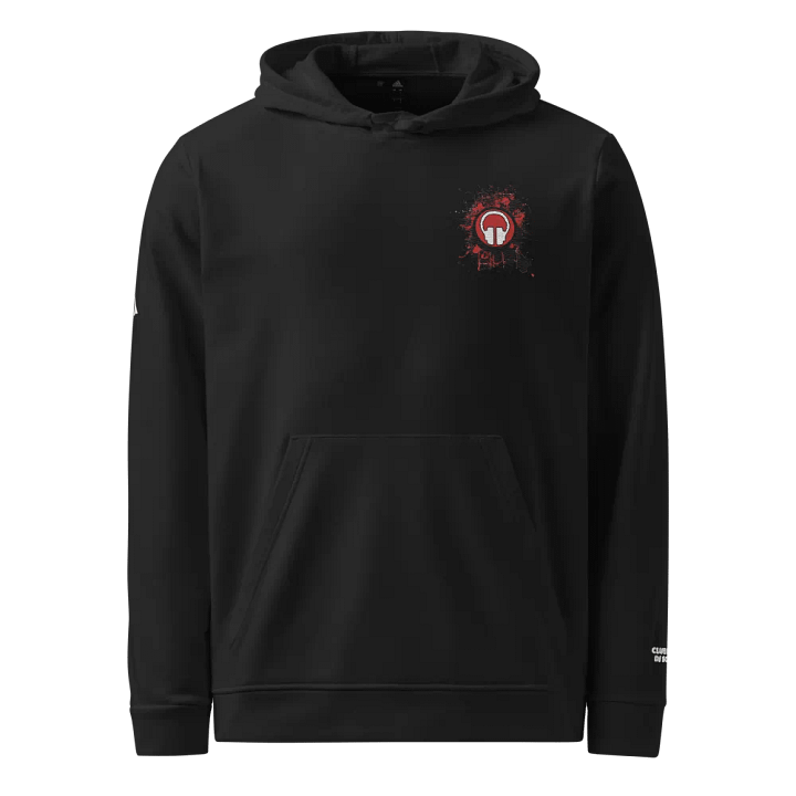 Paint Splat Headphones Embroidered Adidas Fleece Hoodie product image (1)