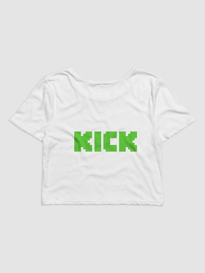 DJ SETSROCKA - Women's Crop Baby Tee - White product image (2)