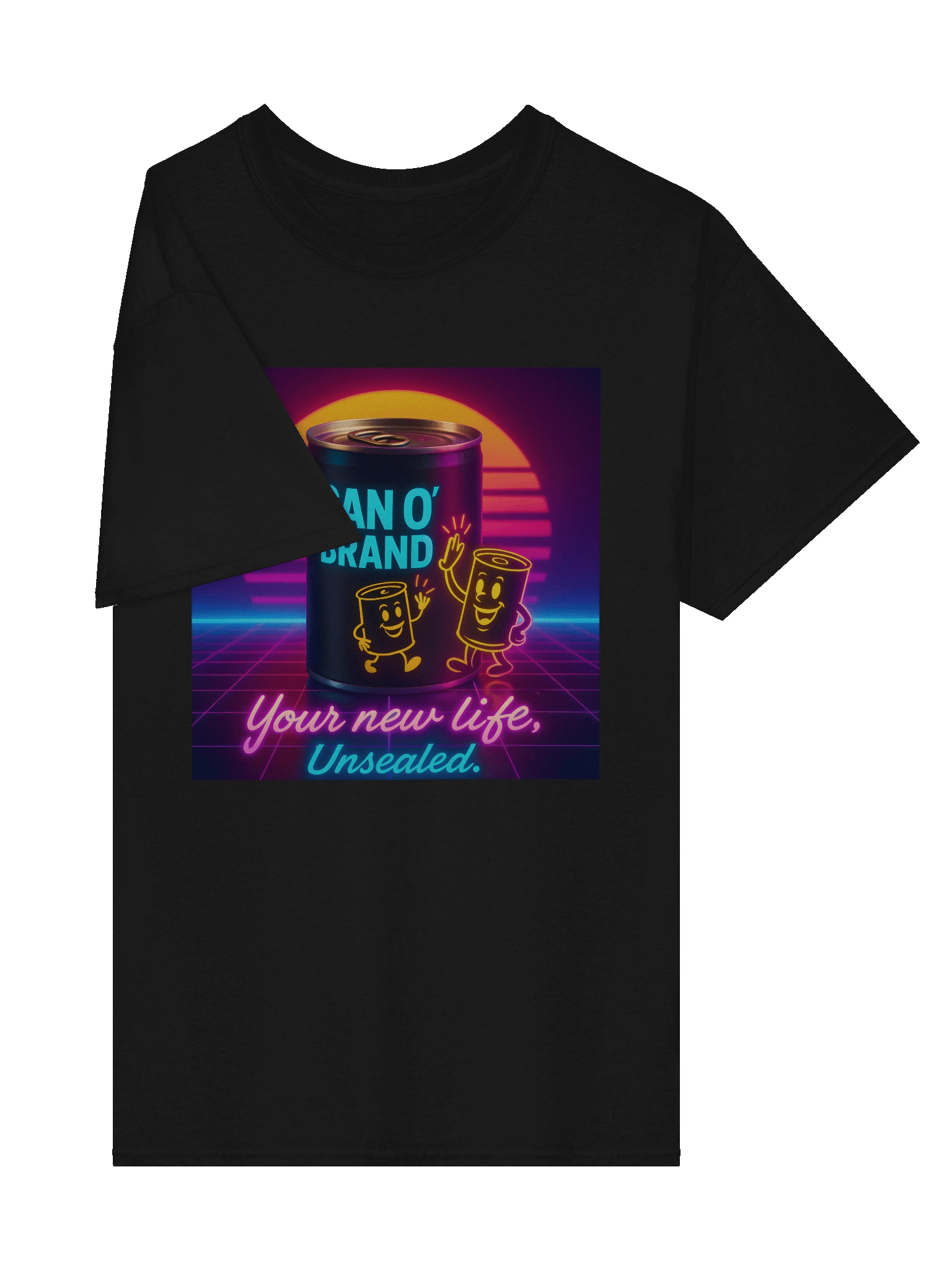 CAN O’ BRAND – Neon Retro Tee product image (4)