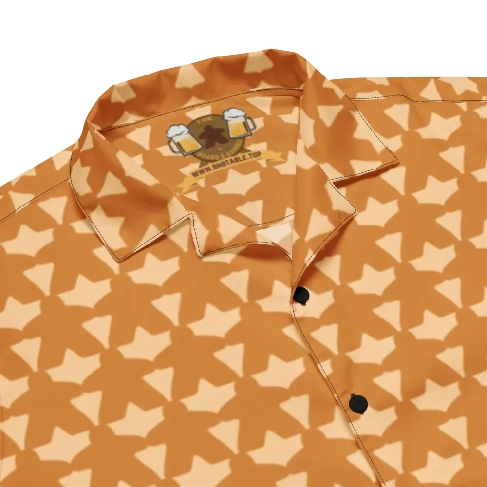 Meeple Hawaiian Shirt (Orange) product image (3)