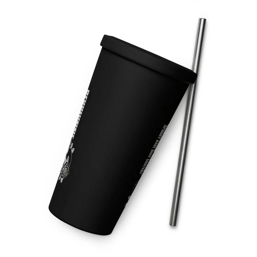 Restricted Content INSULATED TUMBLER WITH A STRAW product image (9)