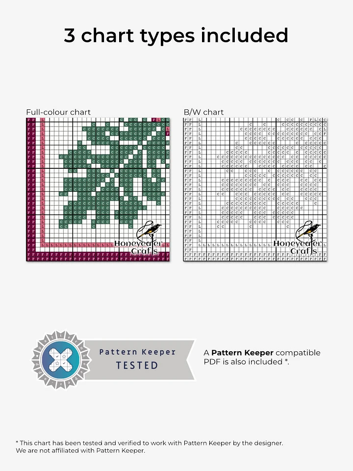 Oak Leaves and Acorns: Abstract Cross Stitch Pattern PDF product image (2)