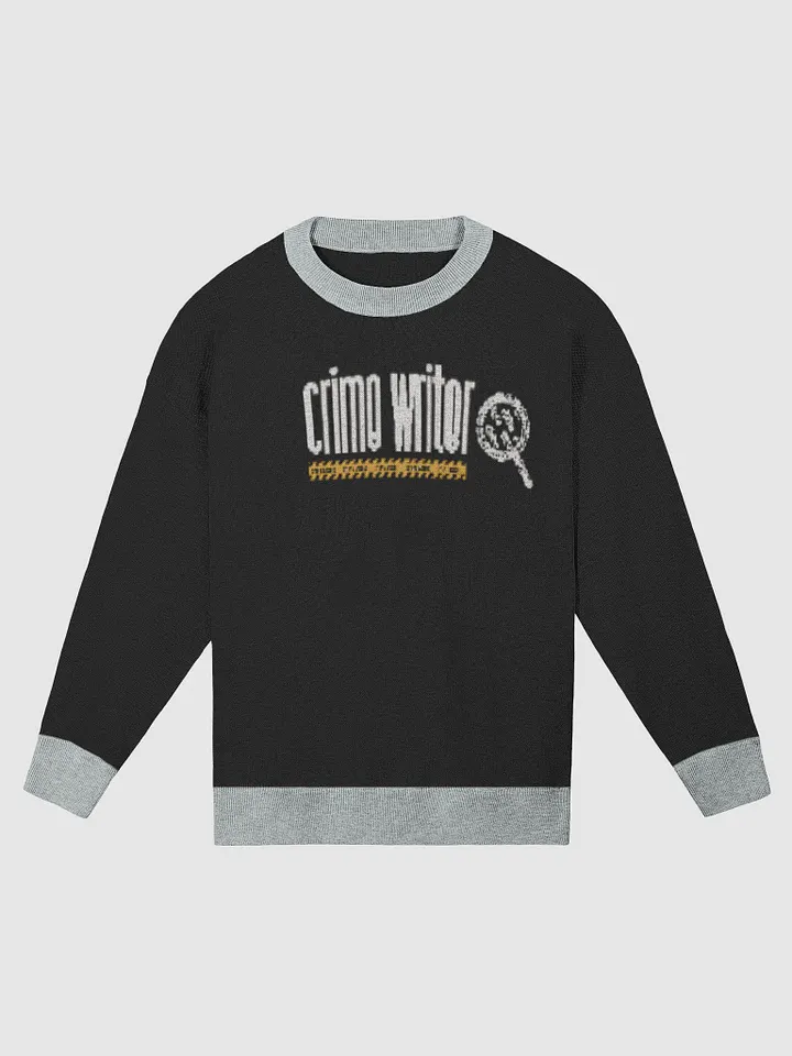 Black Crime Writer Sweater product image (1)