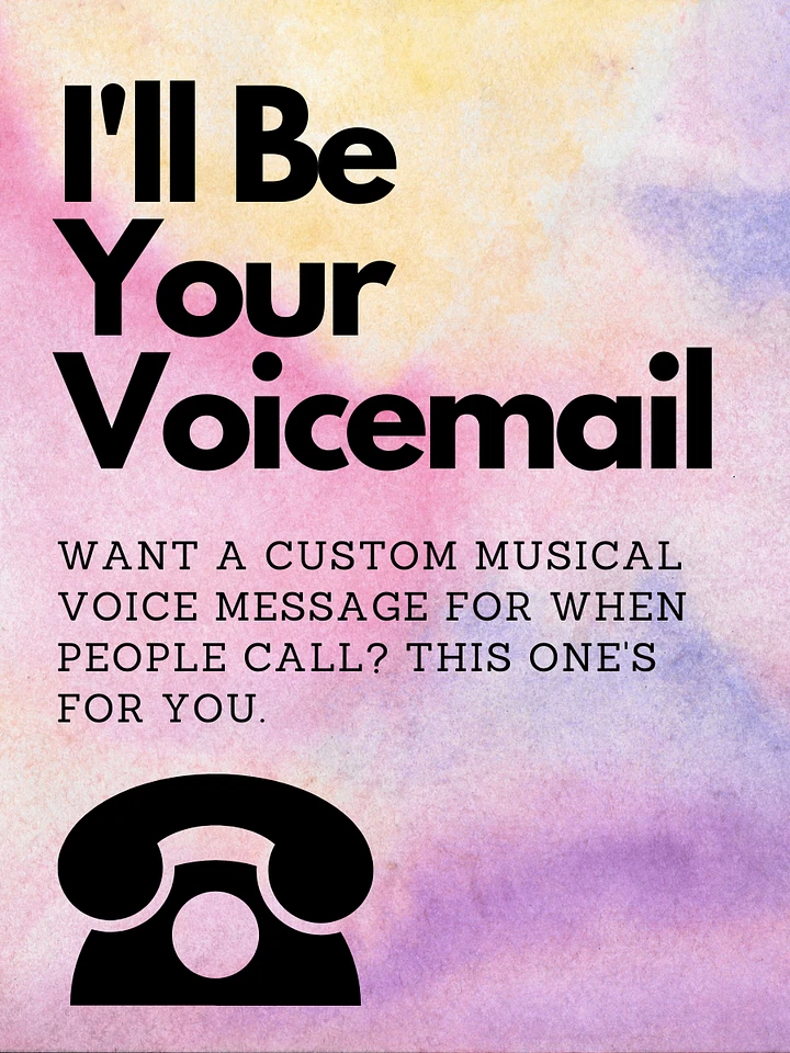 I'll Be Your Voicemail product image (1)