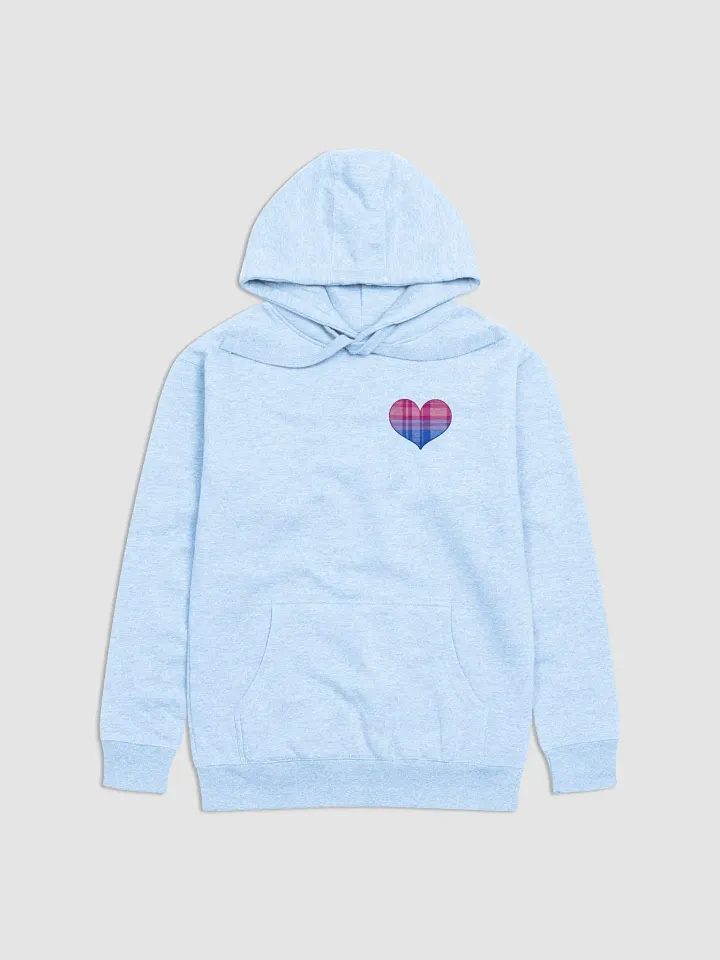 Flannel Heart Hoodie - BiPride product image (1)