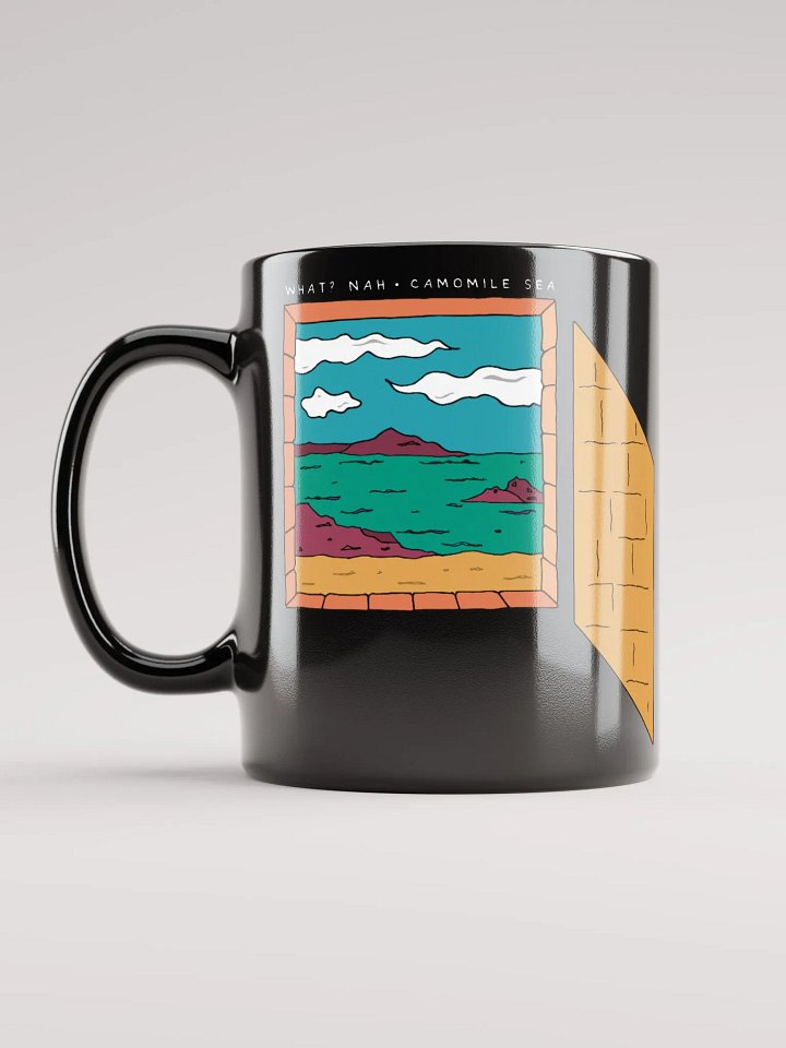 Camomile Sea Mug - Black product image (1)