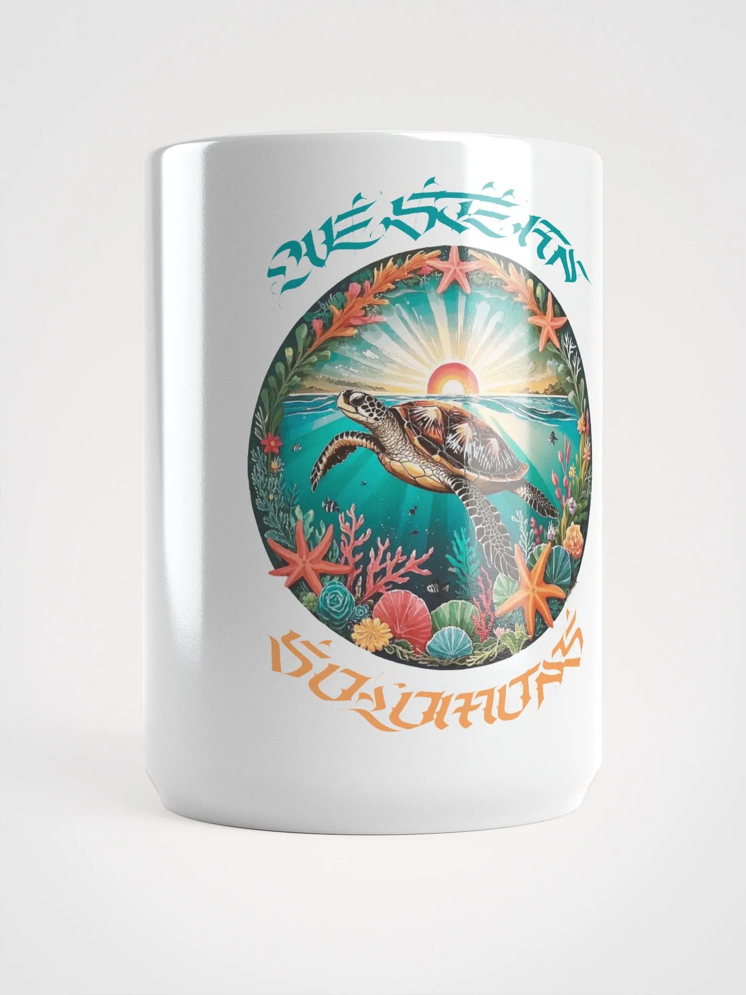 Sunset Sea Turtle Mug product image (5)