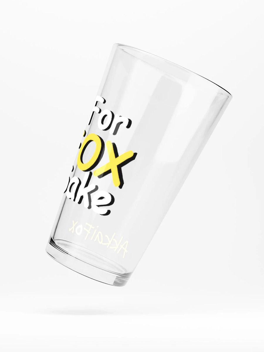 For Fox Sake Pint Glass product image (5)