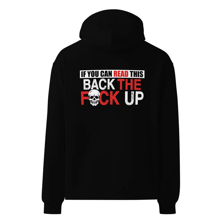 Back Off – Ride Safe Biker Hoodie product image (1)