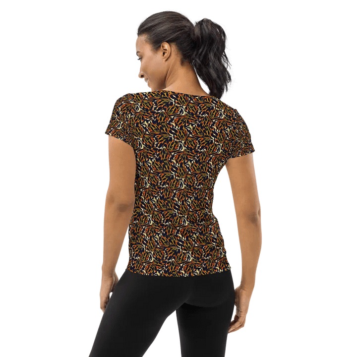 Tiger Flower | Women's Athletic T-Shirt product image (2)