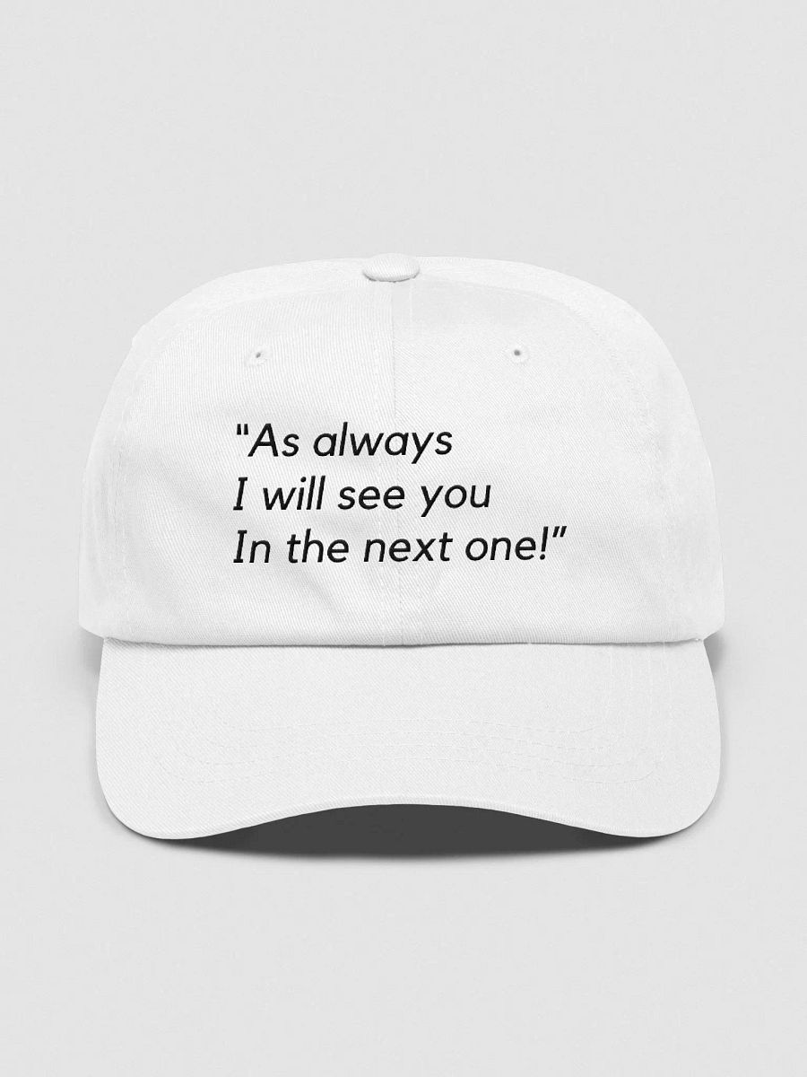 Outro (White) - Cap product image (1)