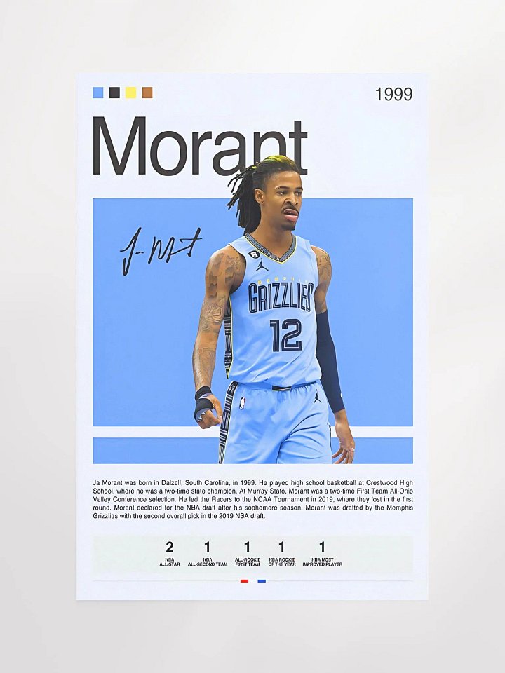 Ja Morant Poster product image (1)