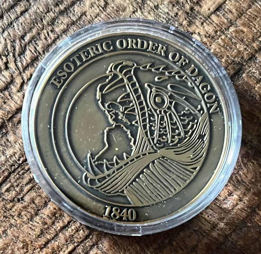 LOVECRAFT P.I. *Prototype* Innsmouth, MA Challenge Coin product image (3)