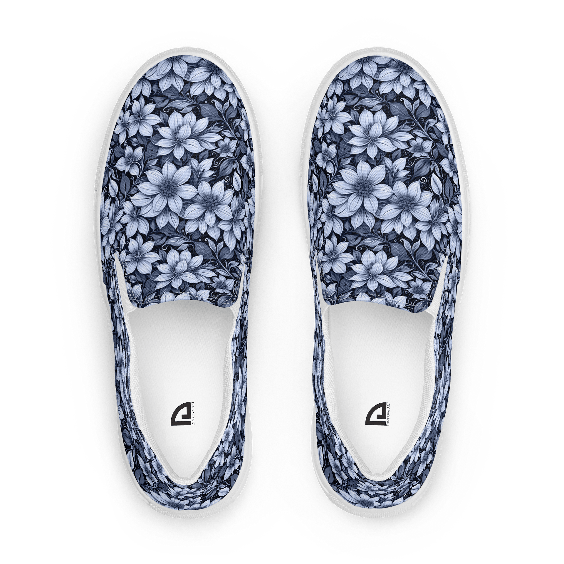 Indigo Flowers Canvas Shoes product image (1)