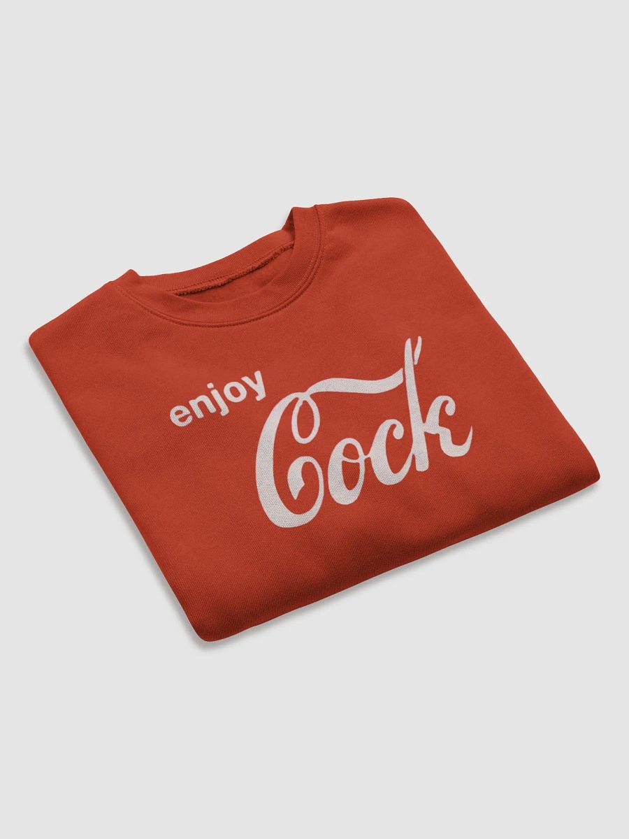 Refreshingly Bold: Enjoy Cock Women’s Crop Sweatshirt product image (8)