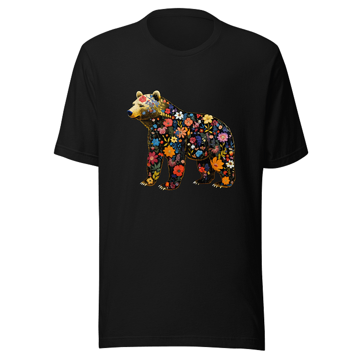 Floral Bear Unisex Eco T-Shirt product image (1)