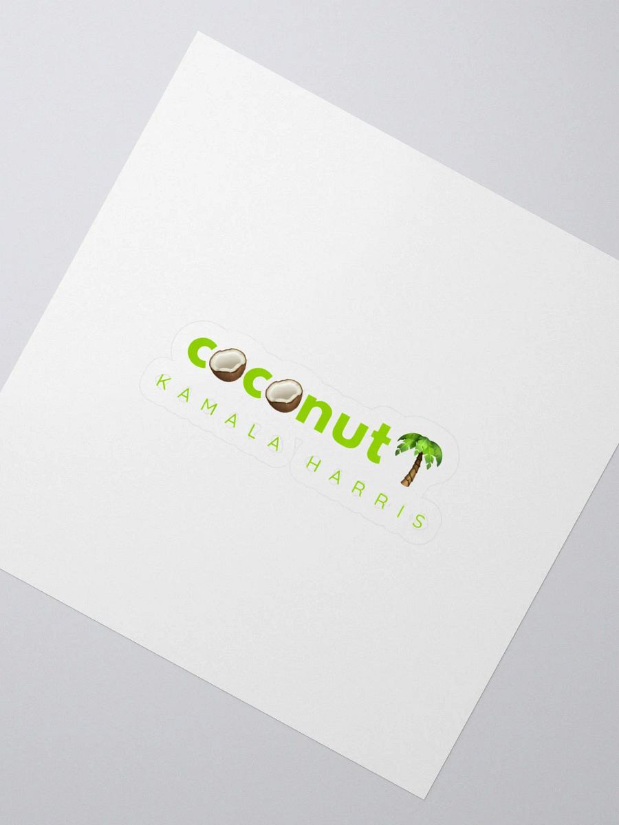 Coconut-themed Kiss Cut Stickers product image (2)