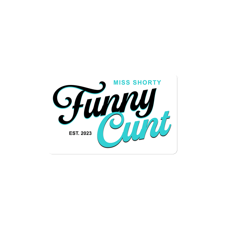 Funny C!NT Magnet - White product image (2)