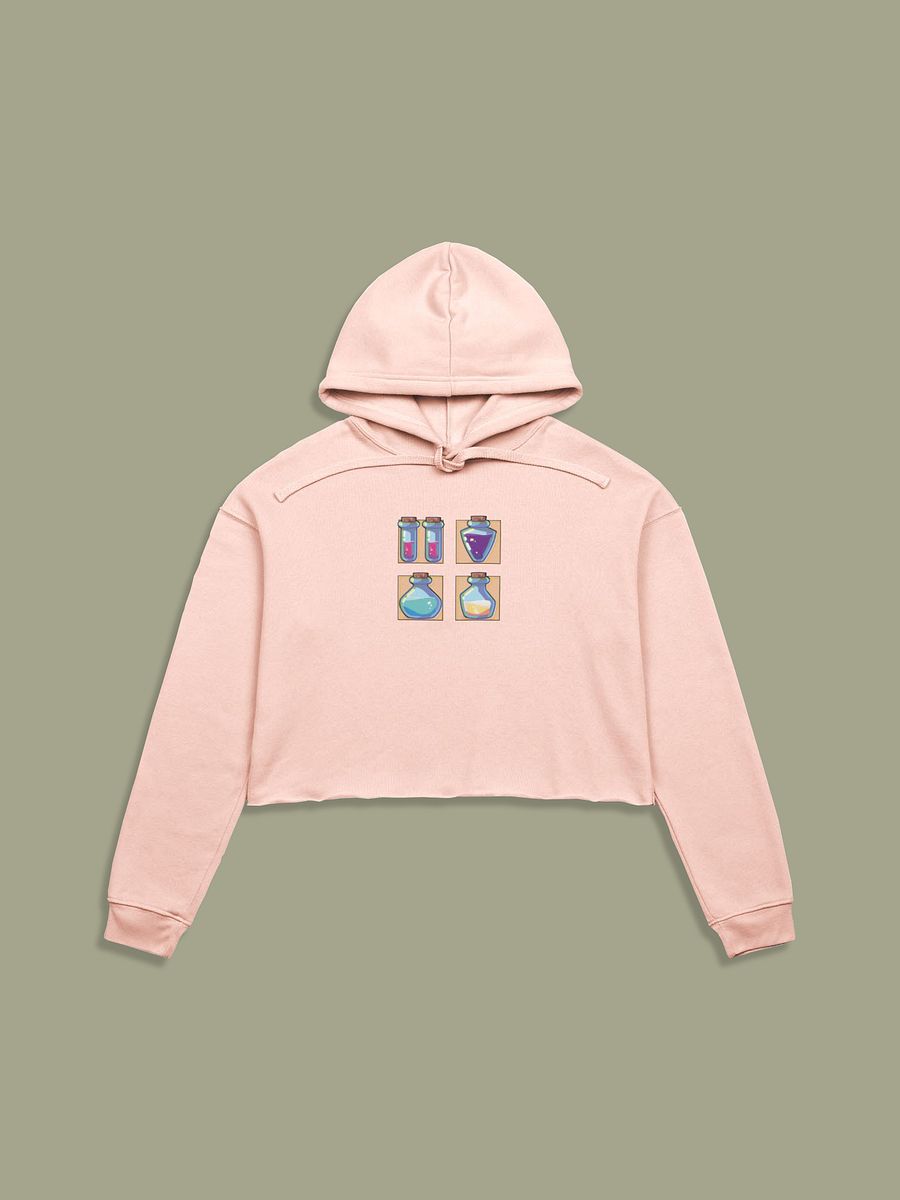 Potions Peach Crop Fleece Hoodie product image (2)