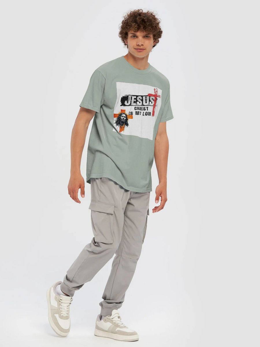 Man T-Shirt Jesus Christ Garment-Dyed Heavyweight product image (7)