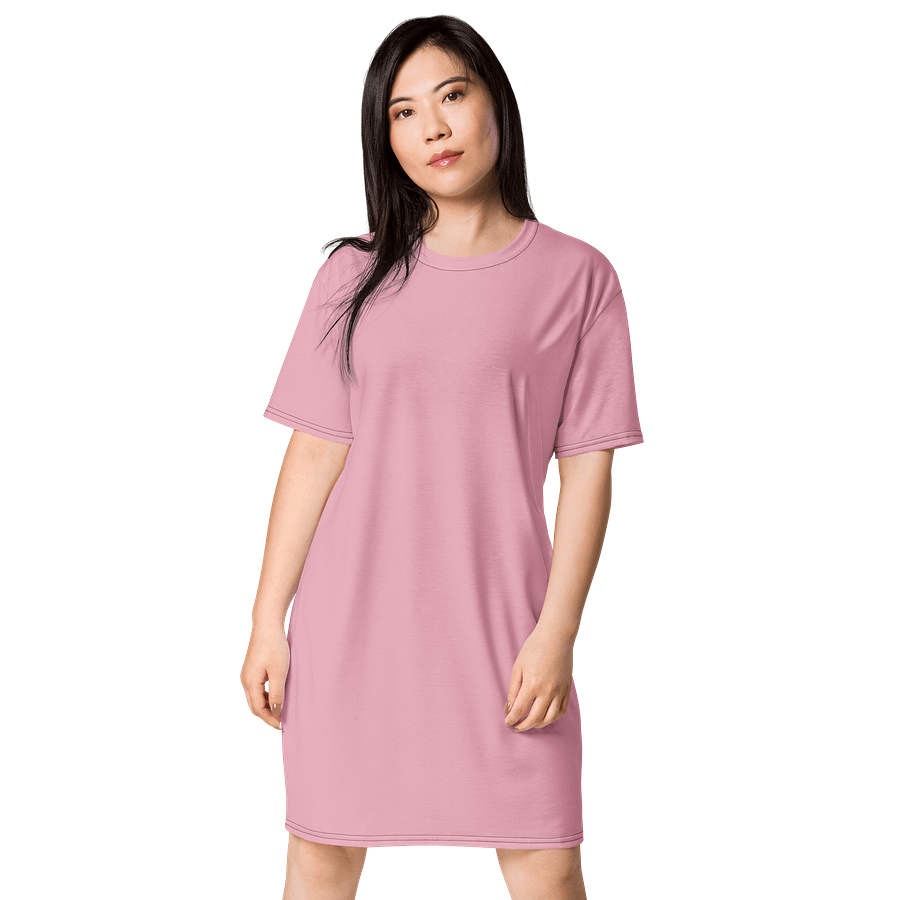 Oversized T-Shirt Dress - Romantic Cupid, Sizes 2XS-6XL product image (1)
