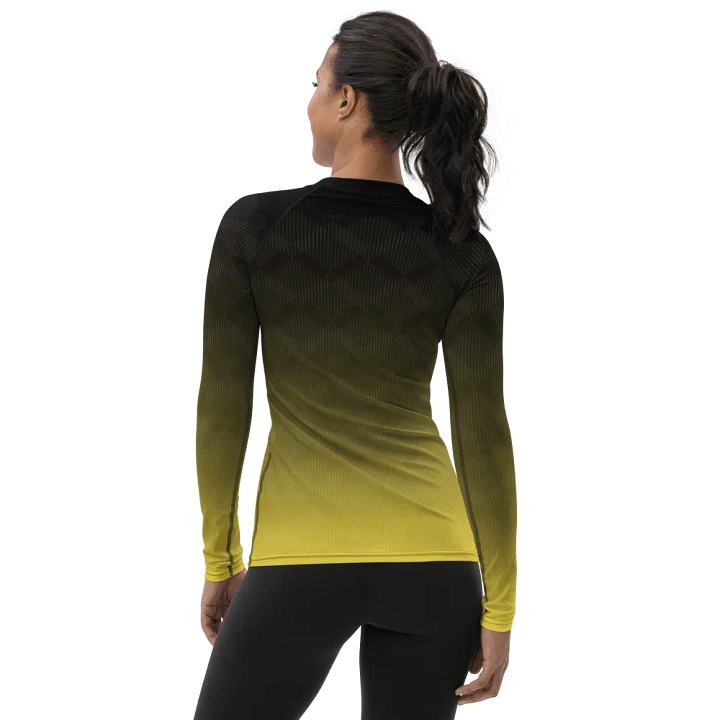 Sunset Stripes Women's Rash Guard product image (2)