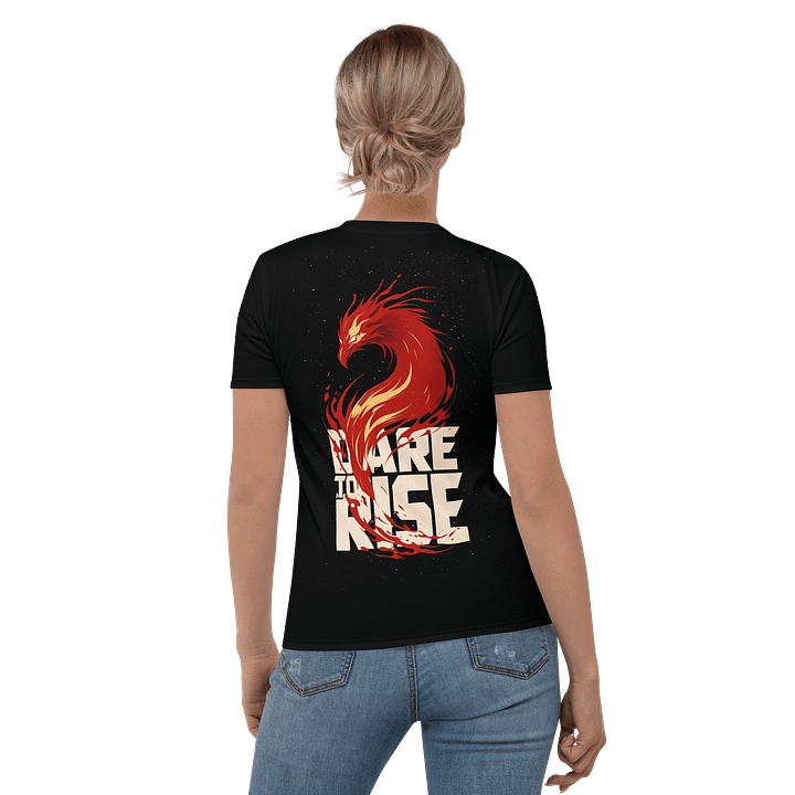 Dare To Rise - Women's Tee - Dual Print (Back and Pocket Front) product image (1)