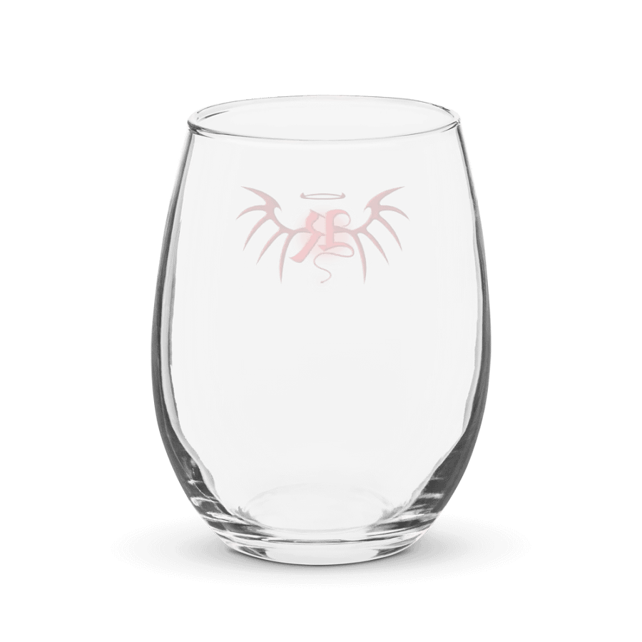 RafaZafar Logo Stemless Wineglass (red aura) product image (2)