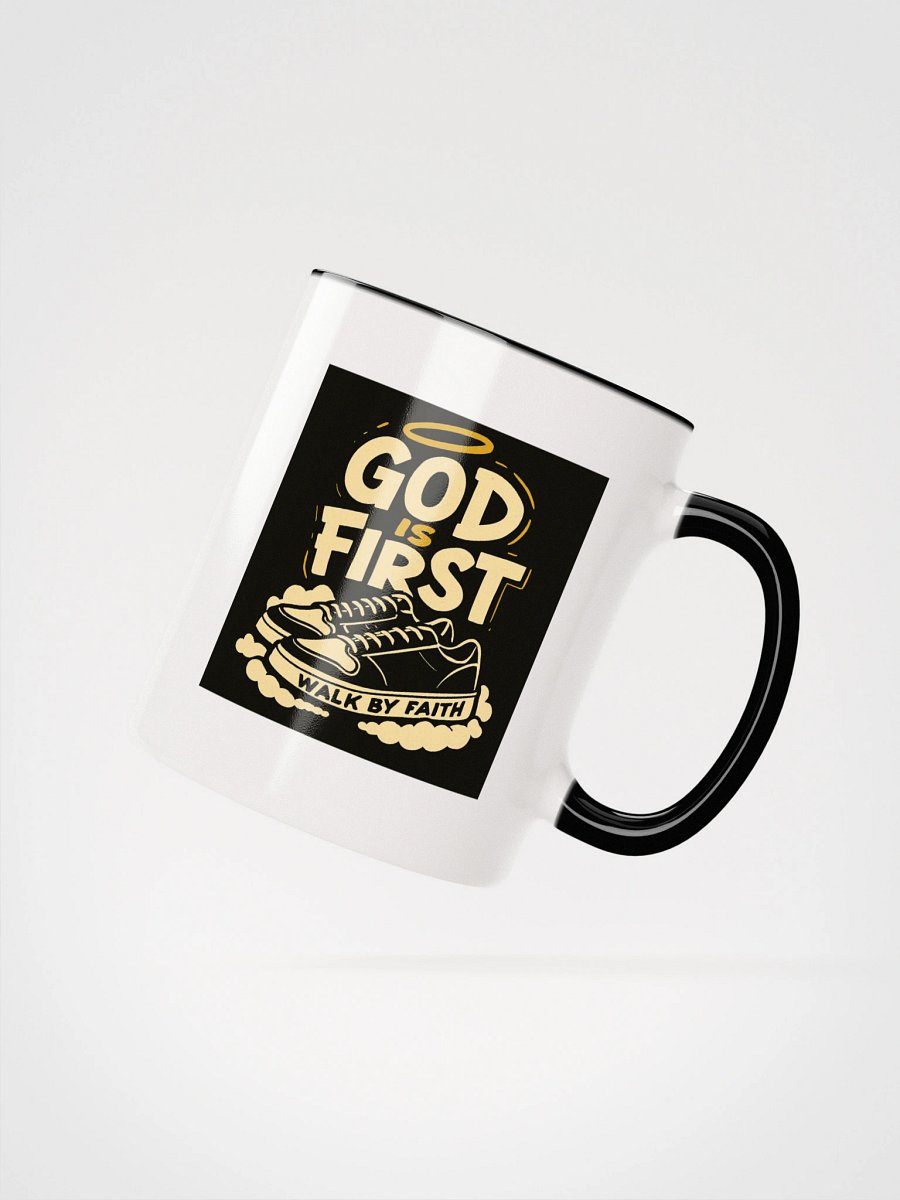God is First – Walk By Faith Mug product image (3)