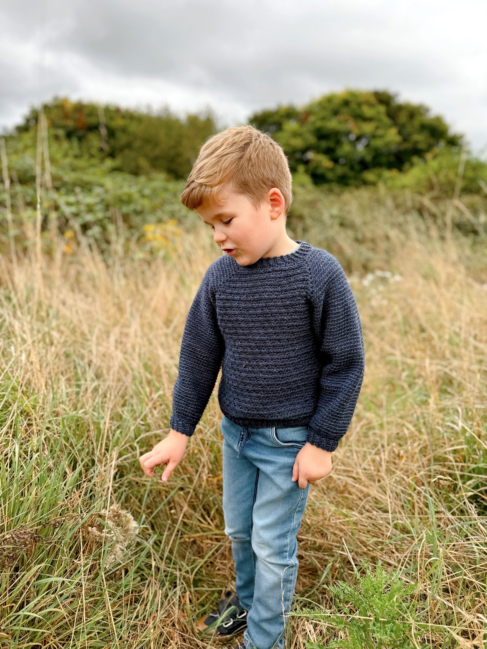 Mystical Sweater / Easy Raglan Child Sweater Crochet Pattern product image (6)