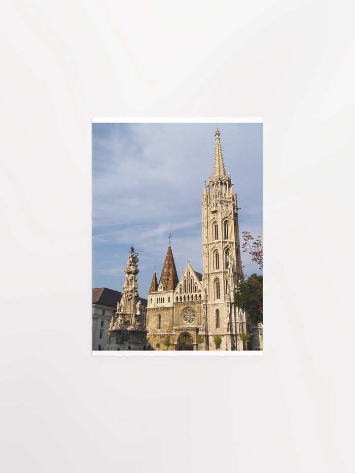 Budapest - Church of Our Lady of Budapest Castle - print product image (1)