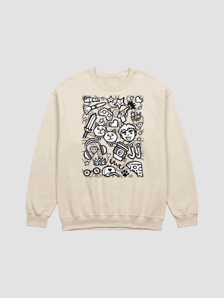 J-Doodle Sweatshirt (Sand) product image (2)