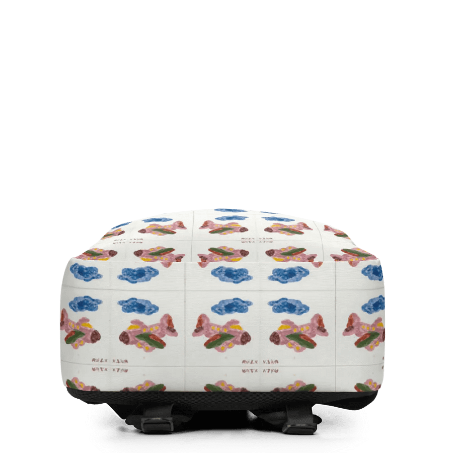 Kid Airplane (All-Over Print Minimalist Backpack) product image (5)